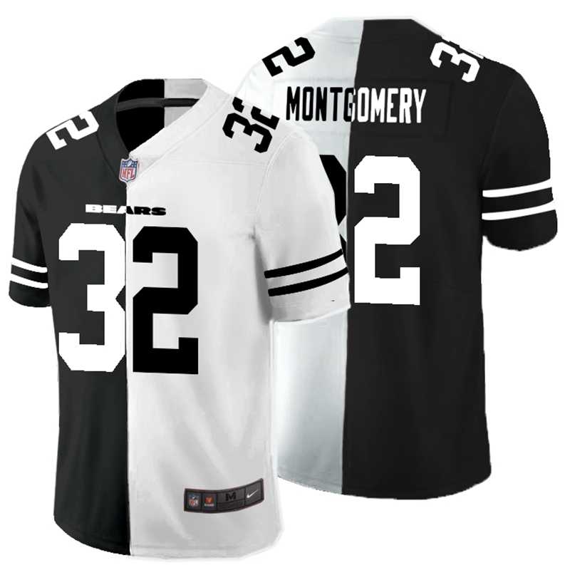 Nike Bears 32 David Montgomery Black And White Split Vapor Untouchable Limited Jersey Dyin,We sell and wholesale Nike Bears 32 David Montgomery Black And White Split Vapor Untouchable Limited Jersey Dyin on line form chian!